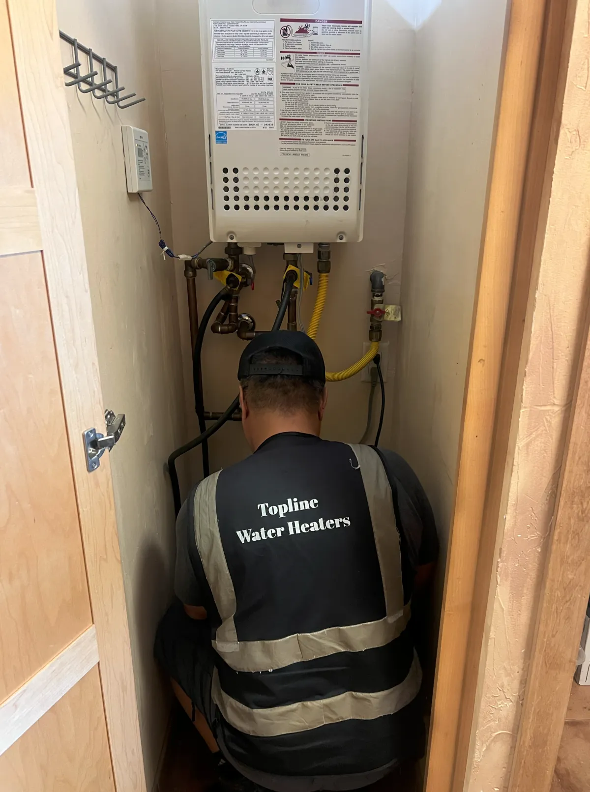 Topline Plumbing Technician at Work